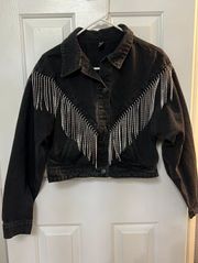 Rodeo Chic Denim W/ Studded Fringe