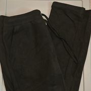 Francesca's Black Suede Joggers