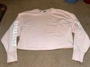 Pink Cropped Sweater