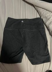 Dark gray biker shorts