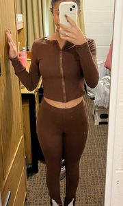 Brown 2 Piece Set 