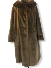 Vintage Exclusive Lurotta by Career Originals Faux Fur Size Medium