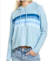 Chaser Blue Stripe Hoodie Size XS