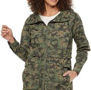 Columbia Women's Camouflage West Bluff Printed Hooded Parka Jacket Size Small