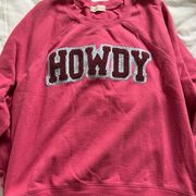 altard state howdy pink crewneck