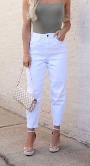 White Mom Jeans