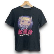 Pop! SMALL My Hero Academia Himiko Toga Screen Tee Shirt T-Shirt Black Fitted