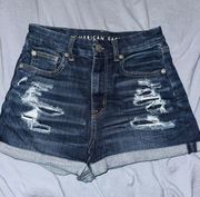 American Eagle Curvy High Rise Shorts