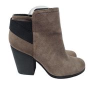 Kenneth Cole Reaction Women's Might Make It Suede Ankle Boots in Brown Size 7.5M