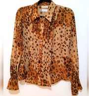 Apostrophe size 10 Animal print Blouse LTOP088