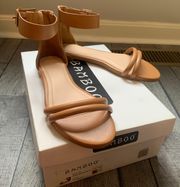 Tan Flat Sandals