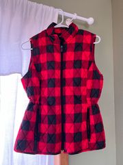 Plaid Vest