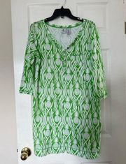 Caribbean Joe dress Womens size medium Hawaiian floral