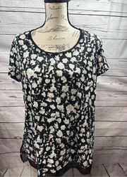 Simply Vera Vera Wang large black and white t shirt - 2510