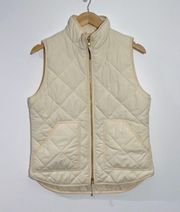 J. Crew Quilted Full Zip Puffer Vest w/ Big Pockets Style G7520 Size Small