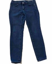 J Jill Womens Soft Ultra Stretch Denim Jegging Jeans 8P Blue Medium Wash Comfy