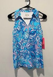 Lilly Pulitzer Lakelyn Bra Polo Top
