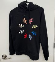 Adidas Originals Black Hoodie Hooded Sweatshirt