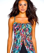 MIRACLESUIT
High Frequency Jubille Wire-Free Tankini Top
 Size 10