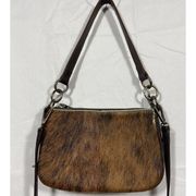 Montana West Western Handbag With Crossbody Strap Leather~Calf-Hair