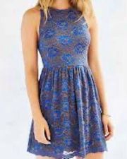 Womens Size S Kimchi Blue Two Tone Lace Dress NWT