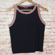 Super cute colored black crop top by