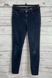 Buffalo David Bitton SZ 4/27 Jeans Mid-Rise 5-Pocket Faded Stretch Dark Wash