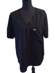 Technical Collection Black Scrub Top XXL V neck