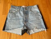 Revice Two Toned Denim Shorts