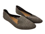 Seychelles Petunia Lasercut Slip-on Pointed Toe Ballet Flats Shoes Size 8 Wide