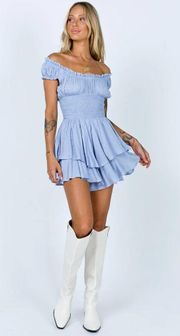 Princess Polly The Love Galore Romper Blue