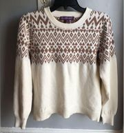 Gloria Vanderbilt Fair Isle Sweater