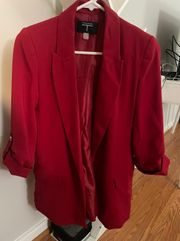 T Red oversized Blazer