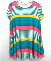 Peace Love NWT Bright Dress Size Small