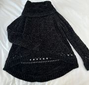Black Turtleneck Sweater