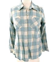 CHRISTOPHER & BANKS Long Sleeve Button Down Shirt Size Medium Petite