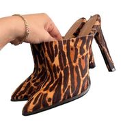 Jeffrey Campbell Cowhair Cheetah Leopard Mules Heels