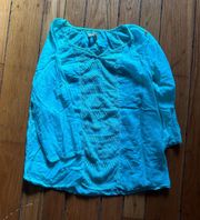 Turquoise Blouse 