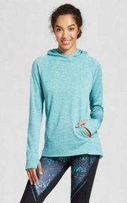 Green Hooded Fleece Sweatshirt