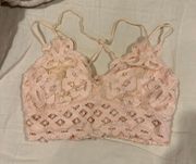 Sheer Flower Print Bralette