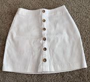 Button Up Skirt