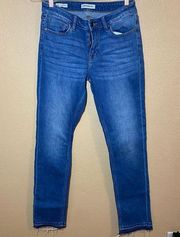 VIGOSS Marley Straight Jeans medium wash blue size 27