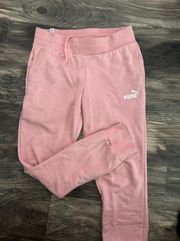 Puma Pink athletic  joggers