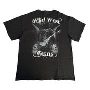 Vintage Wild West Guns Black T-shirt