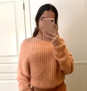 Orange Knit Sweater