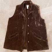 ••J. Jill Velvet Vest