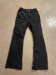 Black Flare Jeans