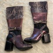 L'Artiste by Spring Step Women's Exquisite Tall Knee-High Boots EU 35 BNWOT