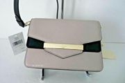 Kate Spade  Carmel Crt Small Kaela Nouveaux/Black Leather & Suede Cross-body Bag