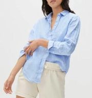 NWT Everlane The Linen Relaxed Shirt in Classic Blue